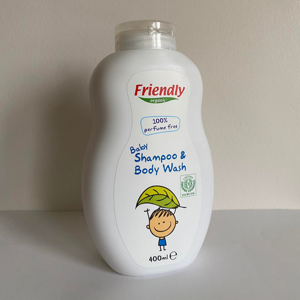 Дитячий органічний шампунь-гель (без запаху) Friendly Organic, 400 мл 8680088181604 фото