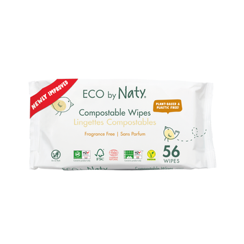 Органічні серветки Eco by Naty (без запаху), 56 шт 7330933245012 фото