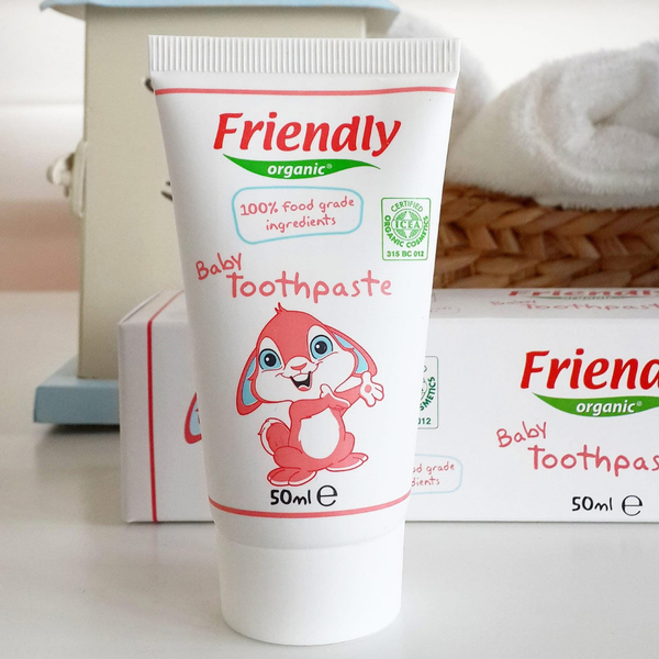 Органічна дитяча зубна паста (0+) Friendly Organic, 50 мл 8680088181727 фото