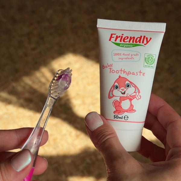 Органічна дитяча зубна паста (0+) Friendly Organic, 50 мл 8680088181727 фото
