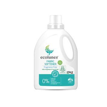 Гіпоалергенний органічний пом'якшувач тканини без запаху Ecolunes, 1000 мл 8681980090261 фото