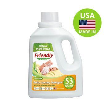 Органічний рідкий пральний порошок-концентрат Friendly Organic магнолія 1,57 літрів (53 прання) 8680088180591 фото