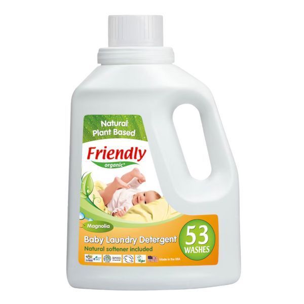 Органічний рідкий пральний порошок-концентрат Friendly Organic магнолія 1,57 літрів (53 прання) 8680088180591 фото
