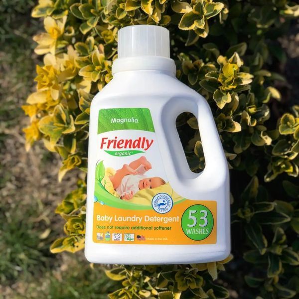 Органічний рідкий пральний порошок-концентрат Friendly Organic магнолія 1,57 літрів (53 прання) 8680088180591 фото
