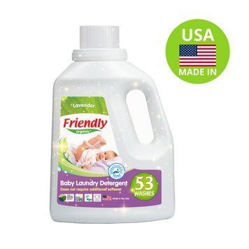 Органічний рідкий пральний порошок-концентрат Friendly Organic лаванда 1,57 літрів (53 прання) 8680088180010 фото