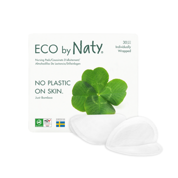 Органічні підкладки для грудей Eco by Naty, 30 шт 7330933177528 фото