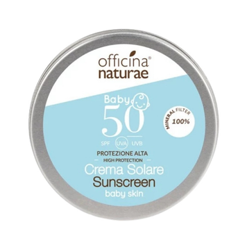 Дитячий сонцезахисний крем для тіла та обличчя SPF50 (0+) Officina Naturae, 75 мл 8033148538922 фото