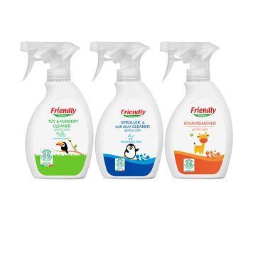 Економ набір засобів для чищення дитячих предметів та одягу Friendly Organic НФ-00000287 фото